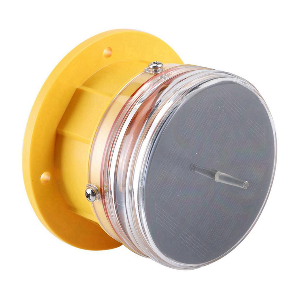 Solar Power Sidelight IP68 LED Ship Marine Dock Barge Safety Beacon Flashing Light 360 degrees  Lighting
