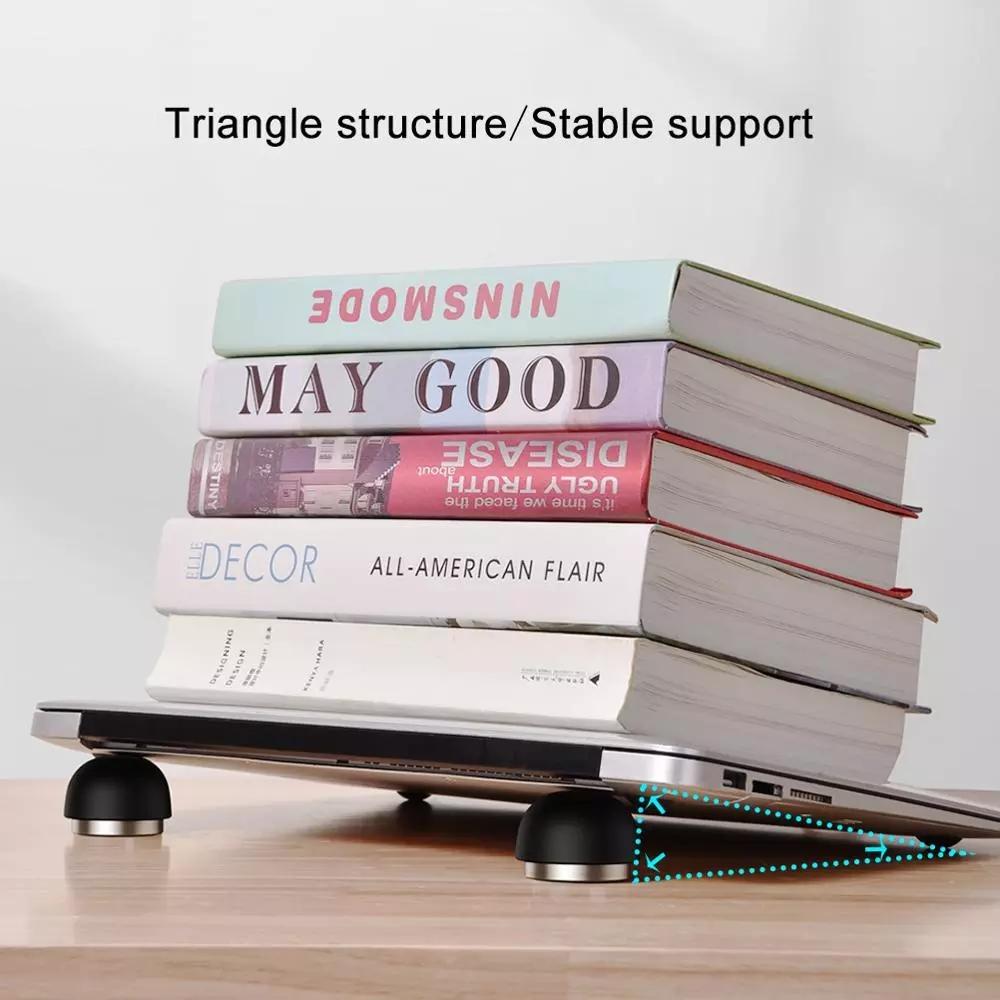 Laptop Stand Notebook Accessories Suporte Notebook Mushroom Laptop Holder Laptops Foldable Mini Cooling Stand Macbook Pro