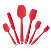 6 Pieces Silicone Spatula Food Grade for Baking Cooking Cake Frosting Kit Heat Resistant Non Stick Kitchen Baking Tool
