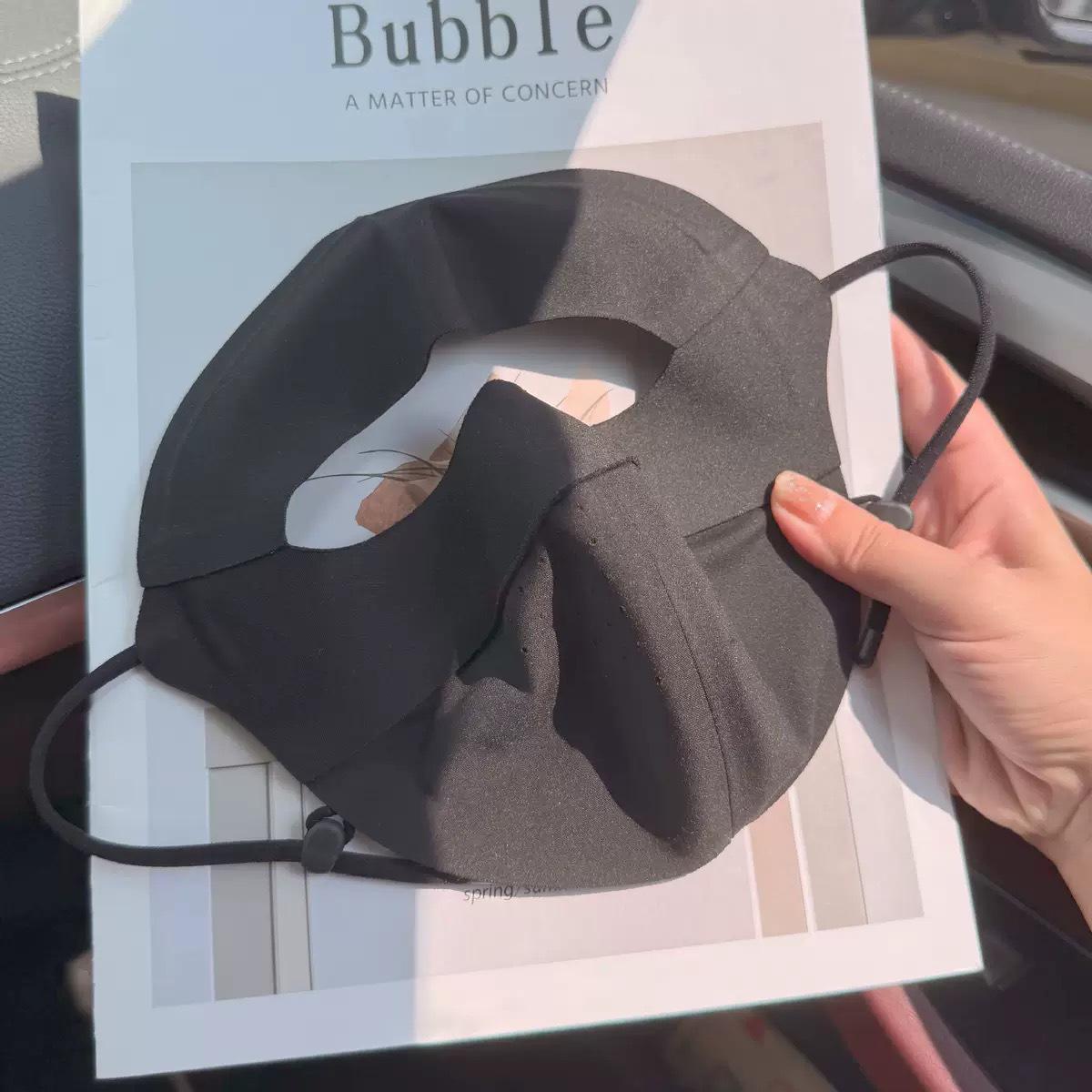 Updated Women s Full Face UV Protection Summer Mask - Ice Silk Facekini with Eye Corner Coverage