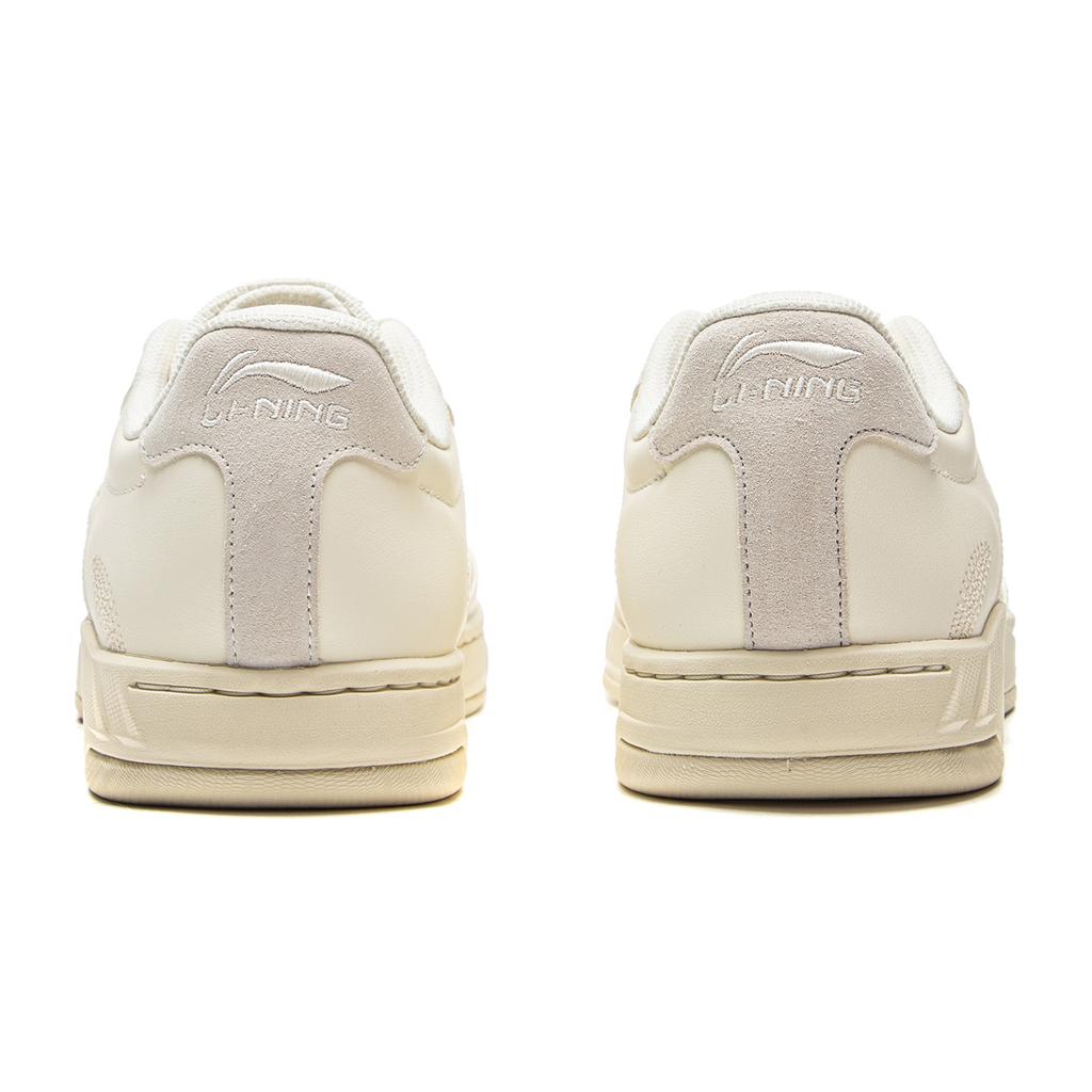 New LiNing Slip Resistant Cushioning, Breathable, Height Increasing Low Top Skateboard Shoes Unisex Ecru AGCV385-6