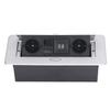 Desktop Socket 16A Power Strip Table Connection Box Dual USB EU Standard AC 250V Welding Free for Of