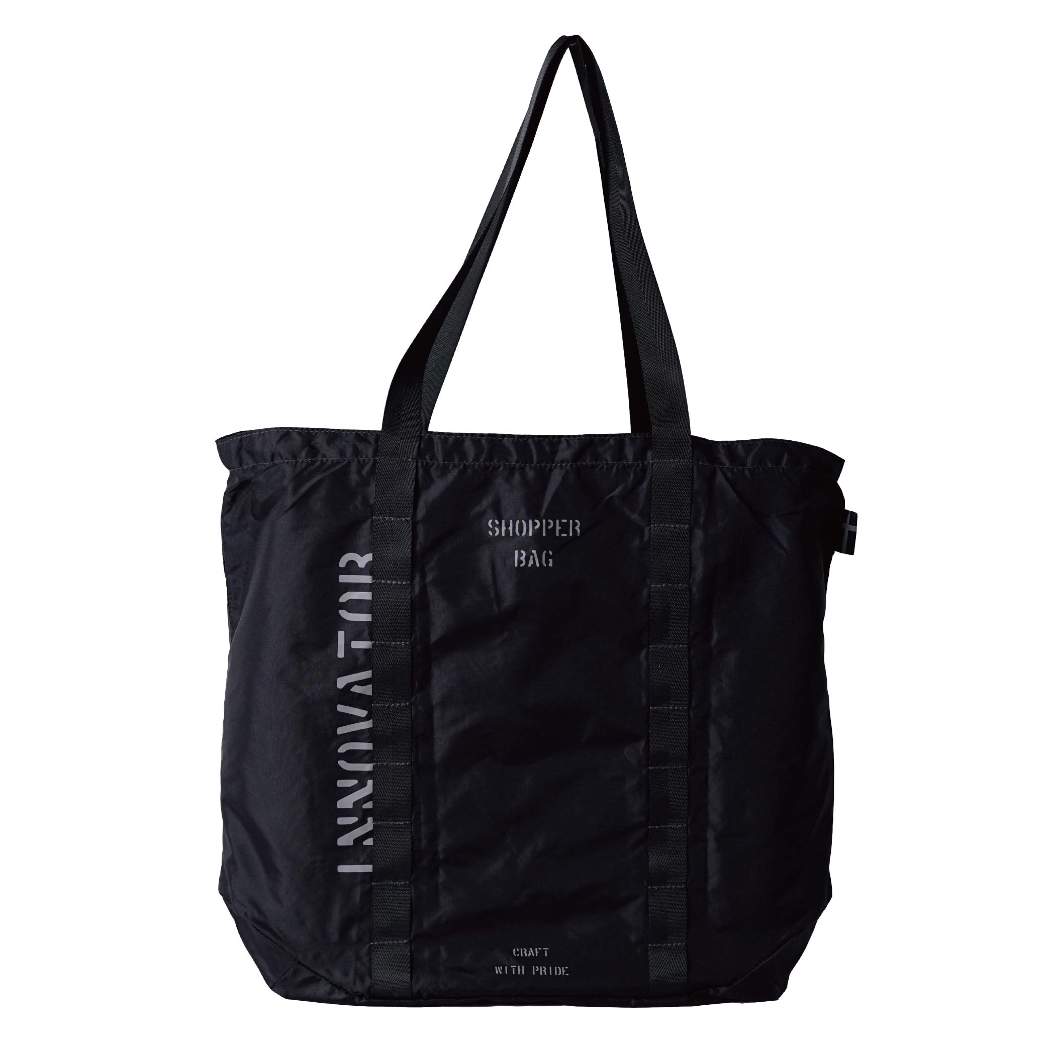 

Shopper bag with carabiner and pouch SI003 MAD BLACK [Innovator]