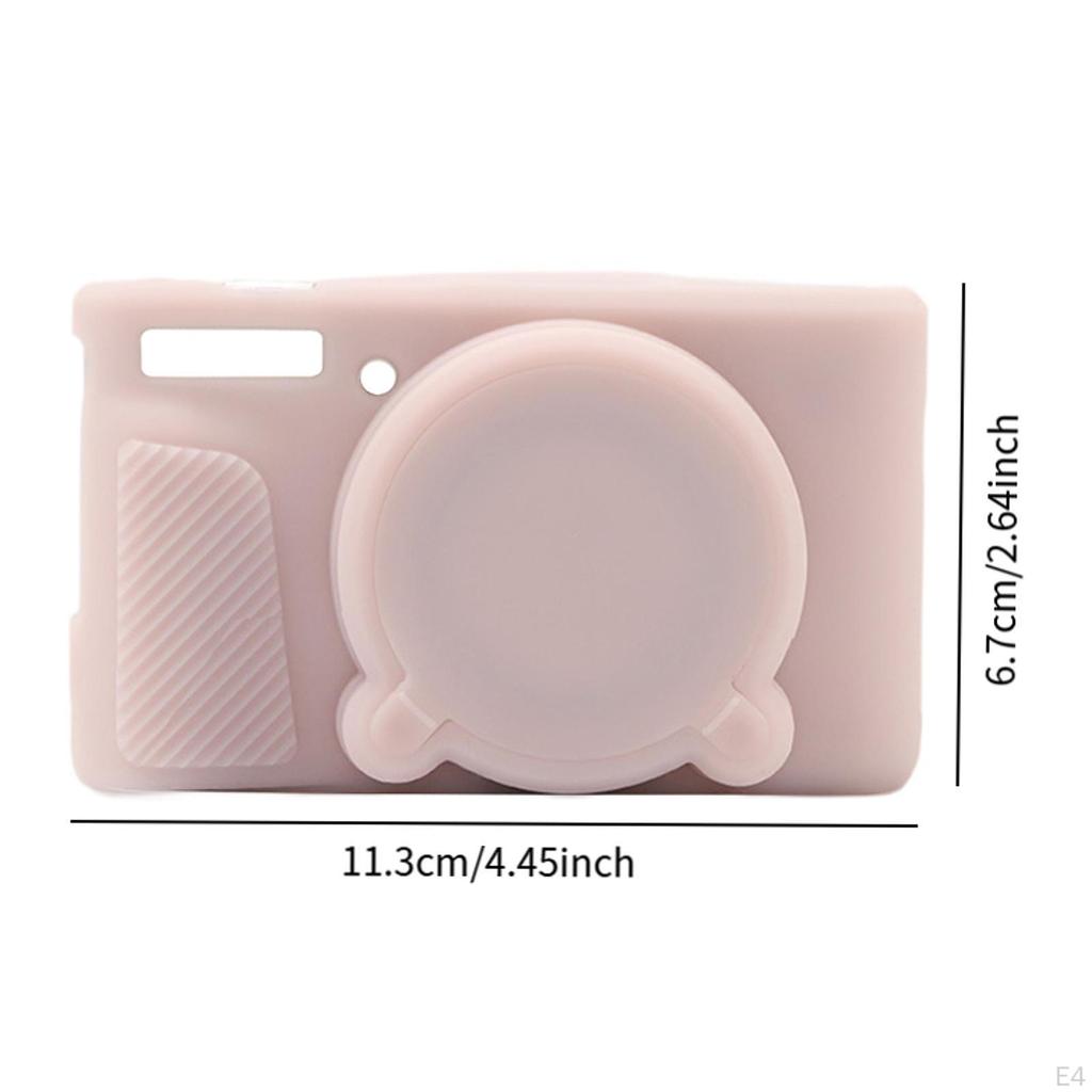 Anti-scratch Soft Silicone Digital Camera Case for SX740 SX730 with Lens Holder