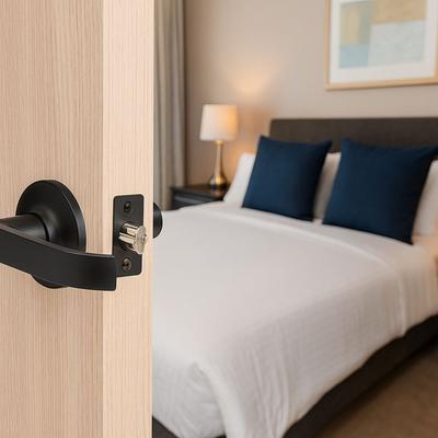 35-50mm Three-Pole Spherical Door Lock Aluminum Alloy with 3 Keys Spherical Door Lock High-Grade Door Handle Lock Living Room