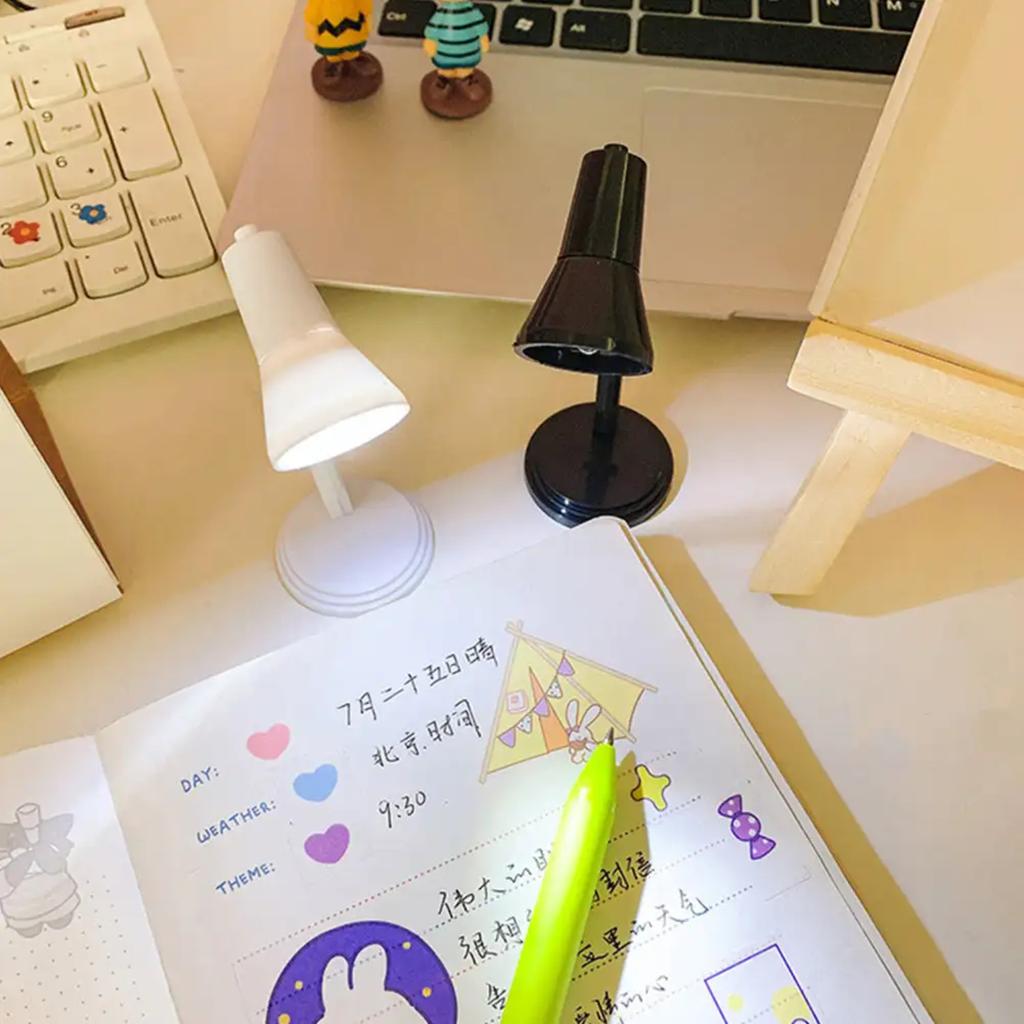 New Ideal Eye-friendly Compact and Lightweight LED Table Lamp for Reading On Laptop or Computer - Perfect Night Light Solution F