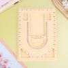 U Shape Bead Design Board Smooth Edge with Clear Scale DIY Jewelry Measuring Tray for Beading Party Group Craft Activities