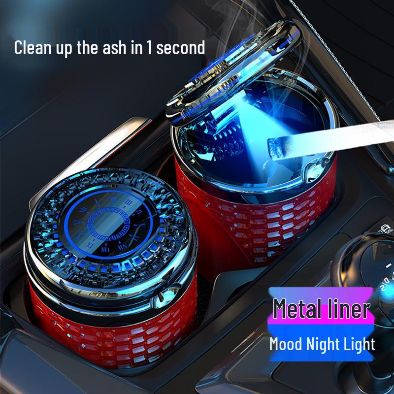Illuminated Car Ashtray for Baojun Models: 510, 530, 730, 310W, 360, E100, E200, RS5