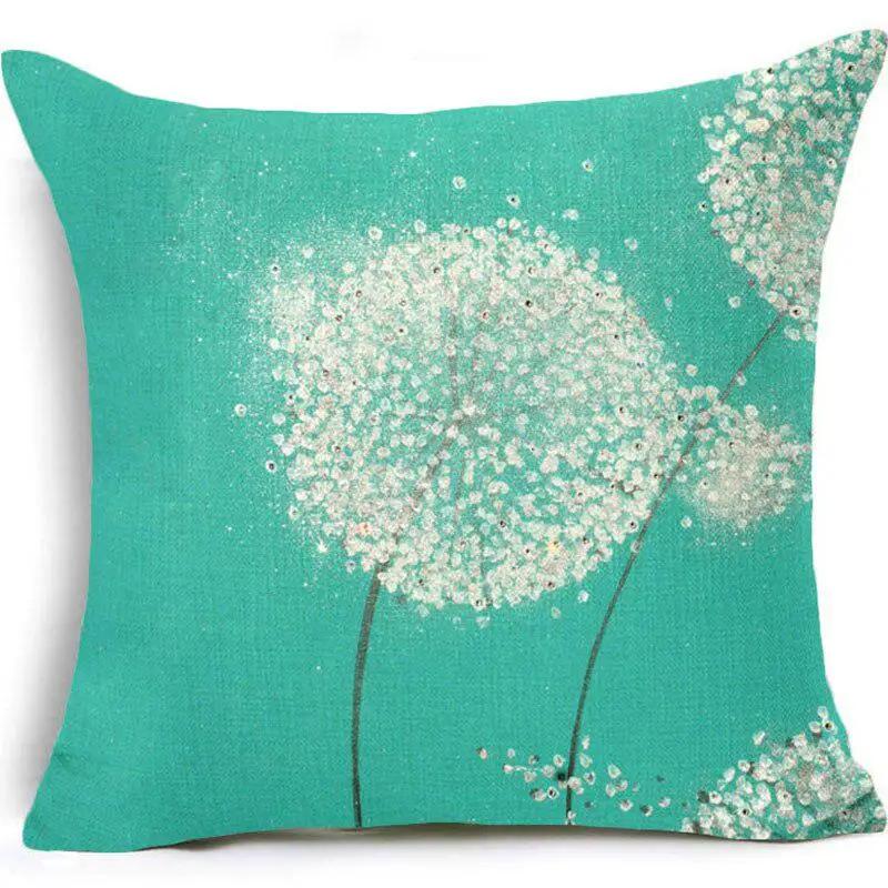 Pastorale Pflanze Löwenzahn Kissenbezug Auto Sofa Kissenbezug Haushaltsdekoration Kissenbezug