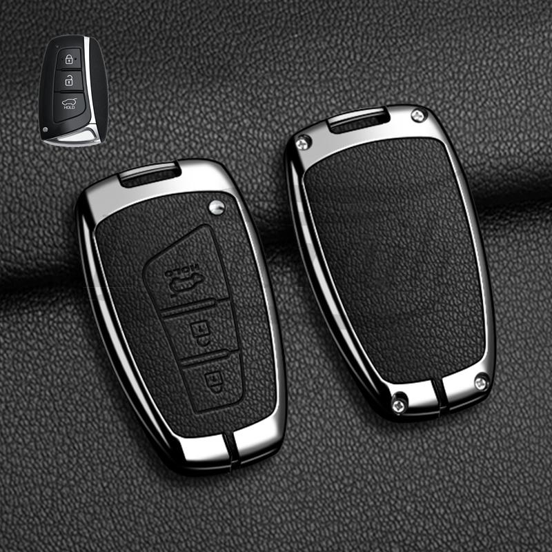 

Car Key Case Holder Cover Shell For Hyundai Grand Santa Fe 3 DM Ix45 Ix35 Genesis DH Grandeur Azera HG Equus Accessories