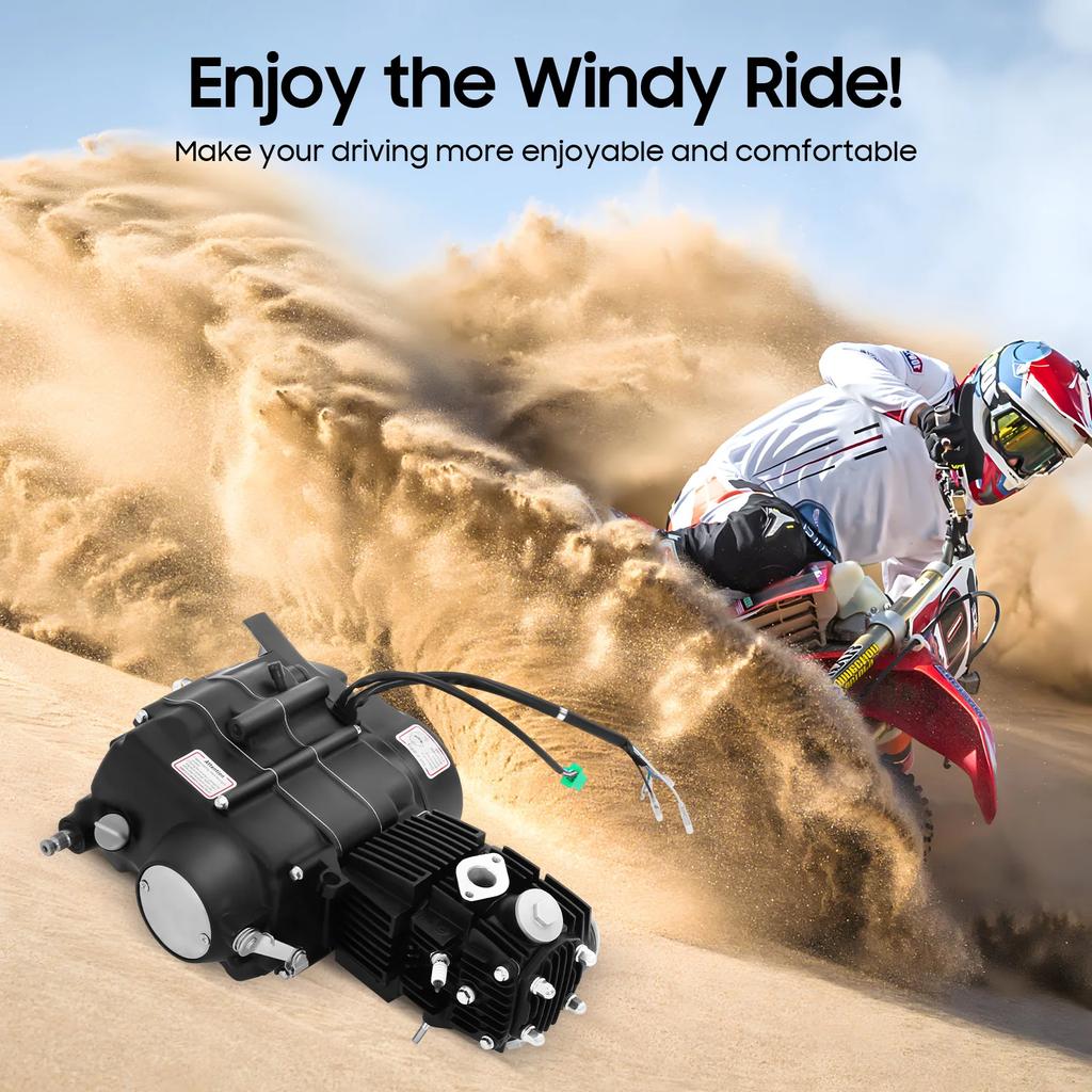 110CC Engine Motor Kit with Kick Start and Carburetor & 4 Speed w/ CDI System for Honda CRF50 CRF70 XR50 XR70 Z50 Pit Dirt Bike