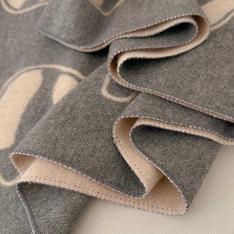 Luxury Brand Cashmere Women Animal Scarf Winter Warm Shawl and Wrap Bandana Pashmina Female Foulard Square Thick Blanket Poncho