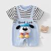 Summer Baby Short-Sleeve Bodysuit - Cotton Romper for Newborns