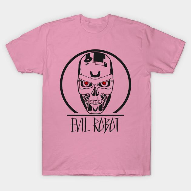Dámské tričko Zlý robot Terminátor Špatný robot Parodie Harajuku potisk Kawaii tričko Letní krátký rukáv Dámské tričko Top
