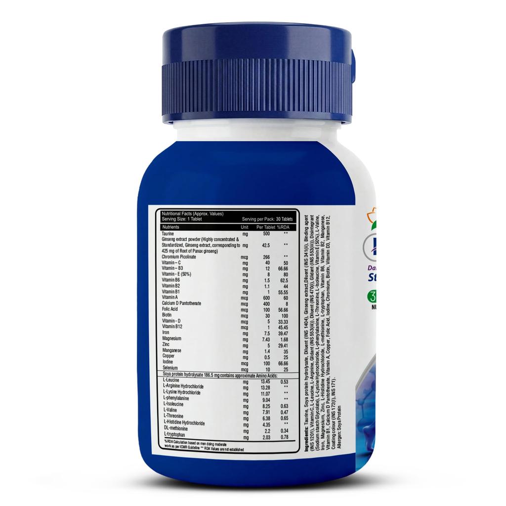 Healing Pharma - Healing OK Multivitamin for Men & Women for Energy, Stamina & Immunity | With Ginseng Extract, Taurine, & 20+ Essential Vitamins