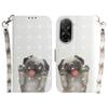 For Xiaomi Redmi A5 4G (171.7mm)/Poco C71 4G Case Pattern Printing Leather Wallet Phone Cover with Wrist Strap