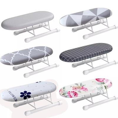 Metal Small Ironing Board Rack Foldable Clothes Ironing Cover Portable Mini Ironing Board