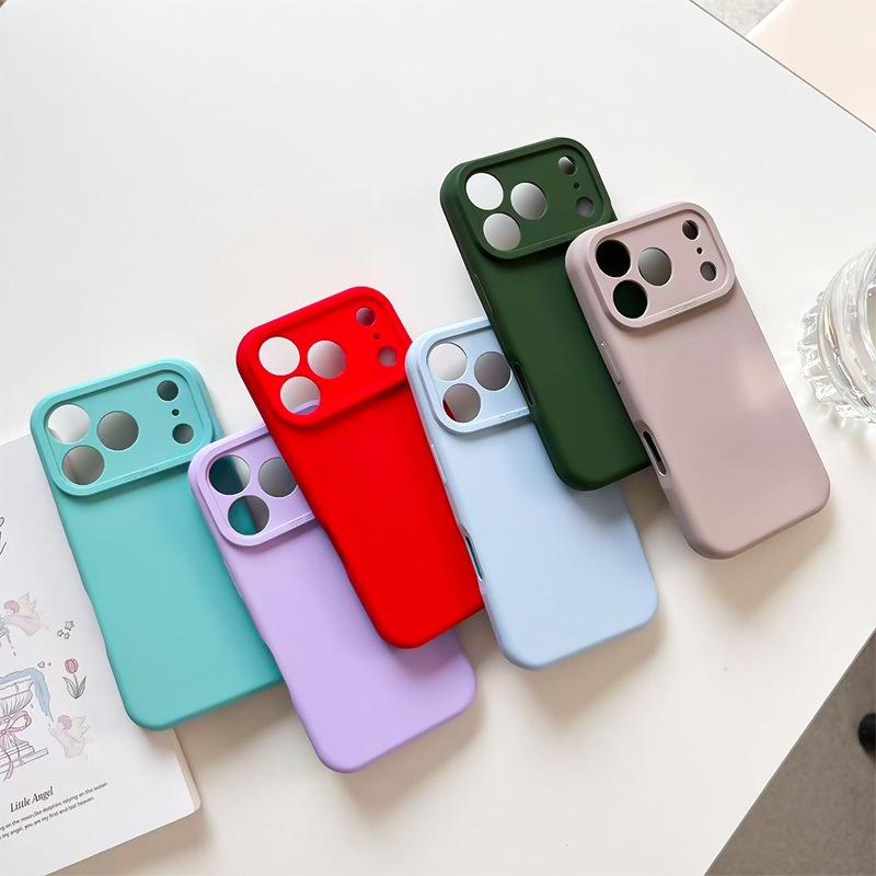 Applicable iPhone11promax mobile phone case Angel eye silicone mobile phone case 11pro solid color simple protective case