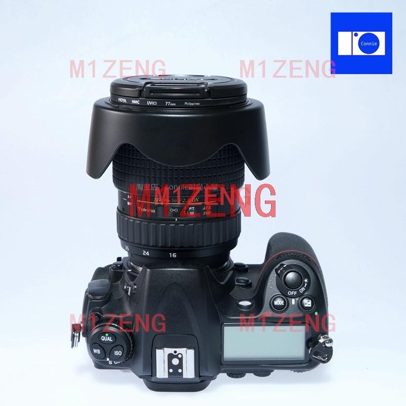 BH-777 Reverse petal flower Lens Hood 77mm for Tokina AT-X SD 16-50mm F2.8 PRO DX pentax 16-50 camera lens 16.5-135 F3.5-5.6