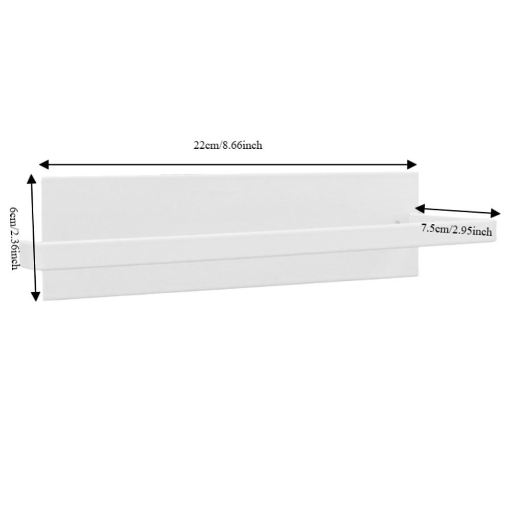 

Wall Mounted Paper Towel Roll Rack Carbon Steel Towel Bar Rack Paper Towel Holder Space Saving белый