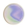 Round Plaid Hard Diatom Mud Coffee Tea Coaster Thermal Insulation Pad Office Non-slip Absorbent Pad