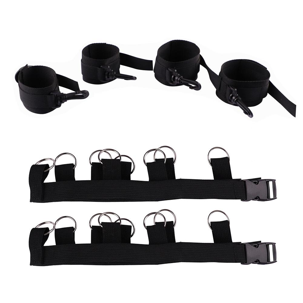 Erotic SM Adults Games Sex Toys For Women Wrists Ankle Cuffs Under Bed BDSM Bondage Restraint Nylon Sex Handcuffs