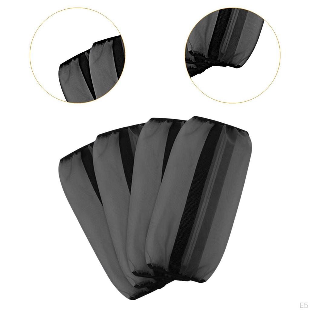 4 Pieces Fly Horse Boots Leggings Nylon Non Slip Easy to Use Reduce Stomping Lightweight