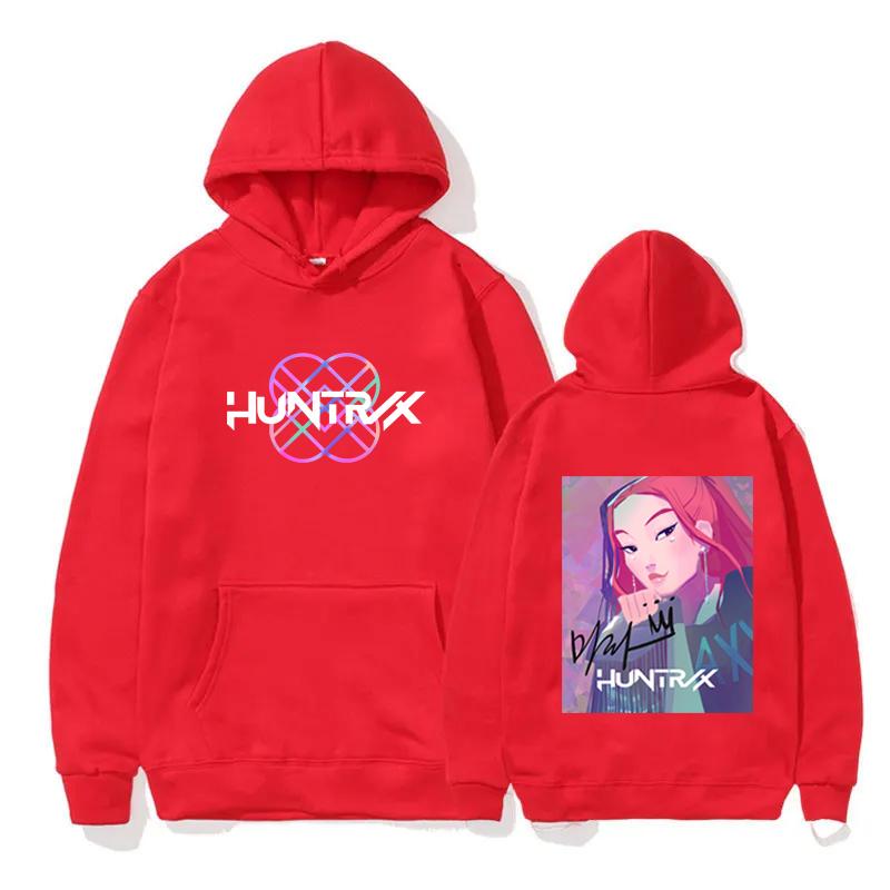 Jesienny Anime KPop Łowcy Demonów Bluza Harajuku Hip Hop Bluza z Kapturem Top Bluza UNISEX Litery Odzież Sportowa Moda Y2k Odzież