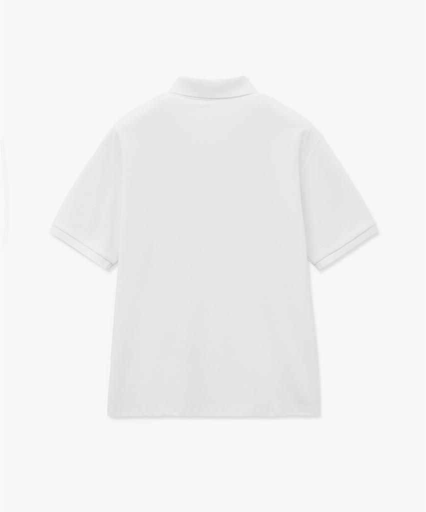 Tienjiti Sorona Polo Shirts (White) Tnts5E218Wt