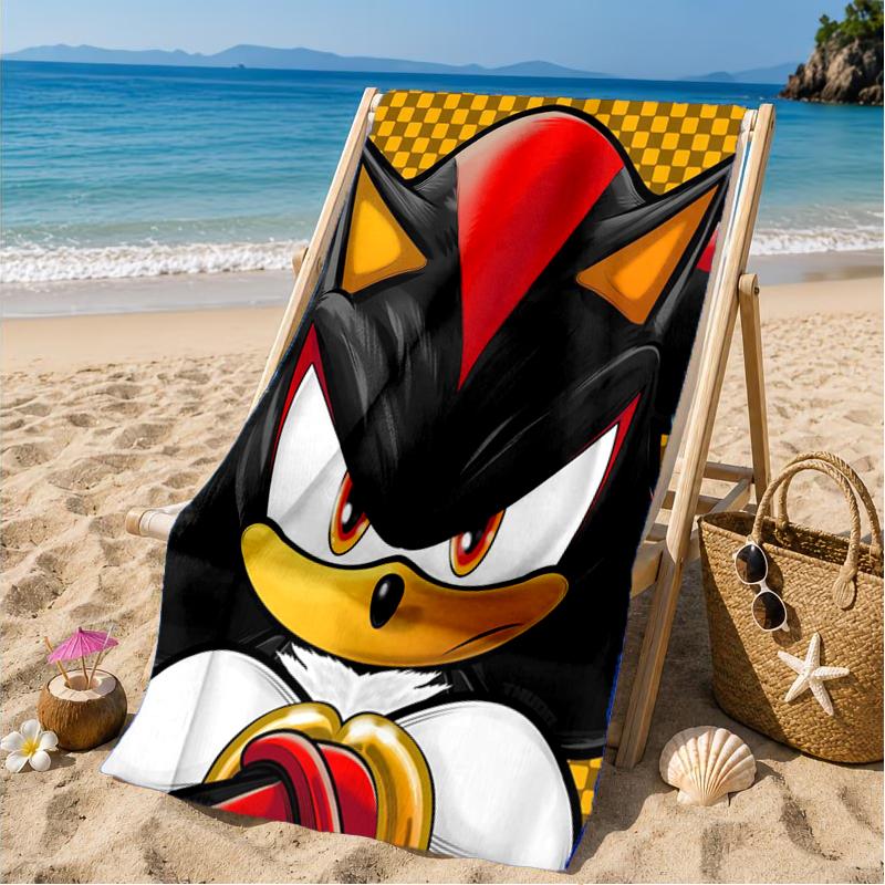 Hedgehog Adventure Speed And Colors Beach Towel, Microfiber Beach Towel, Perfect For Pool, Beach, Travel, Home Decor Beach Party Fan Gifts