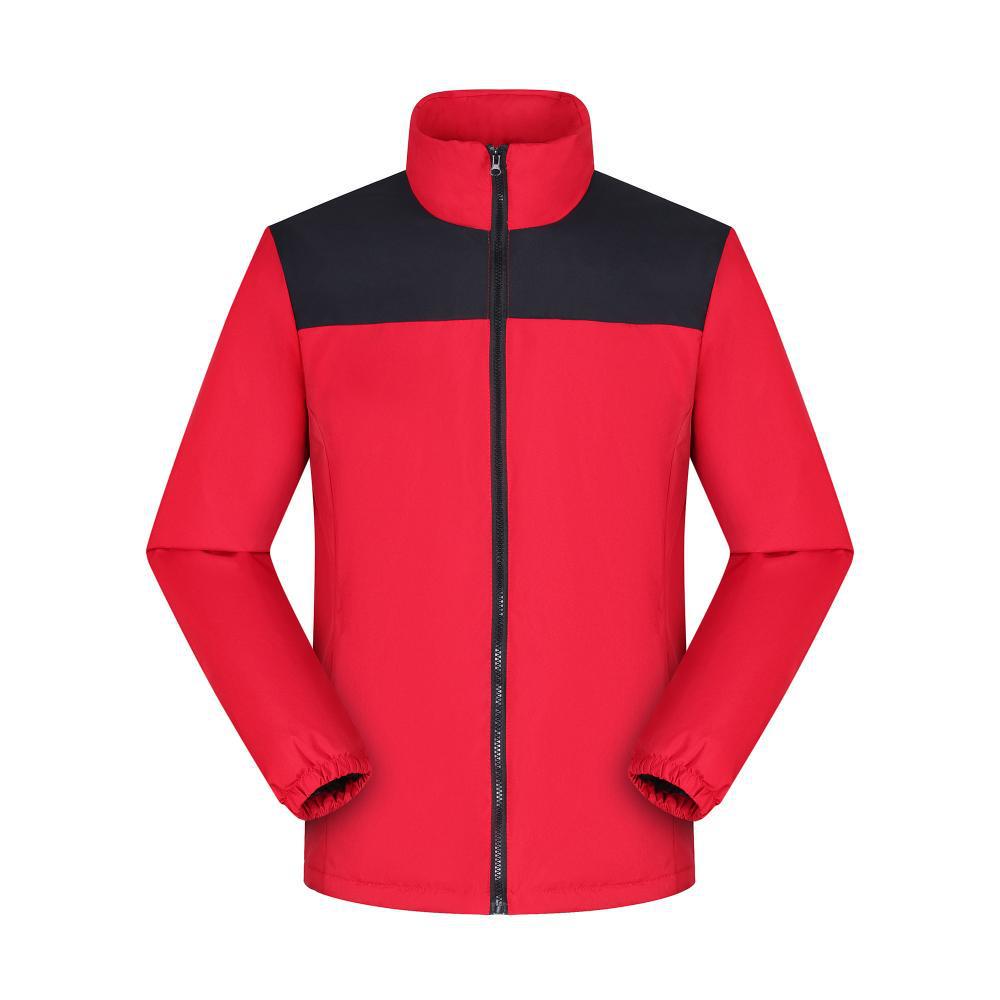 Personalized Windproof 3-in-1 Jacket: Solid Color, Custom Logo, Unisex Design, Thick Workwear
