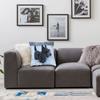 Scottish Terrier In A Winter Snow Throw Pillow CaseHome Decorative Custom Square Scottie Dog Cushion Cover Pillowcover for Sofa