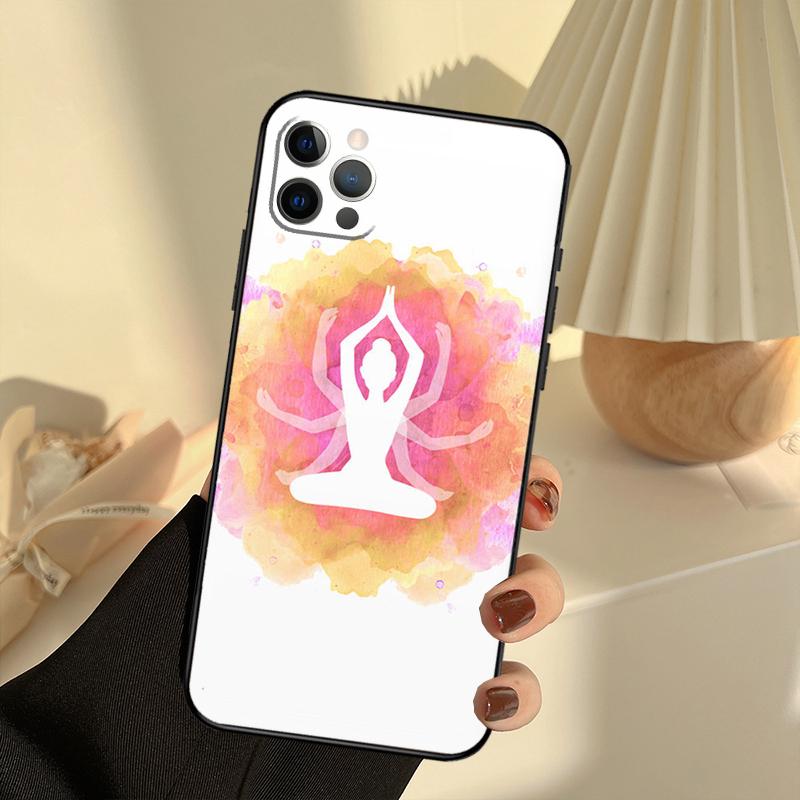 Aum Om Symbol Phone Case For iPhone 13 16 15 11 12 14 17 Pro Max 12 Mini 15 16 Plus 16e 17 Air Cover Funda