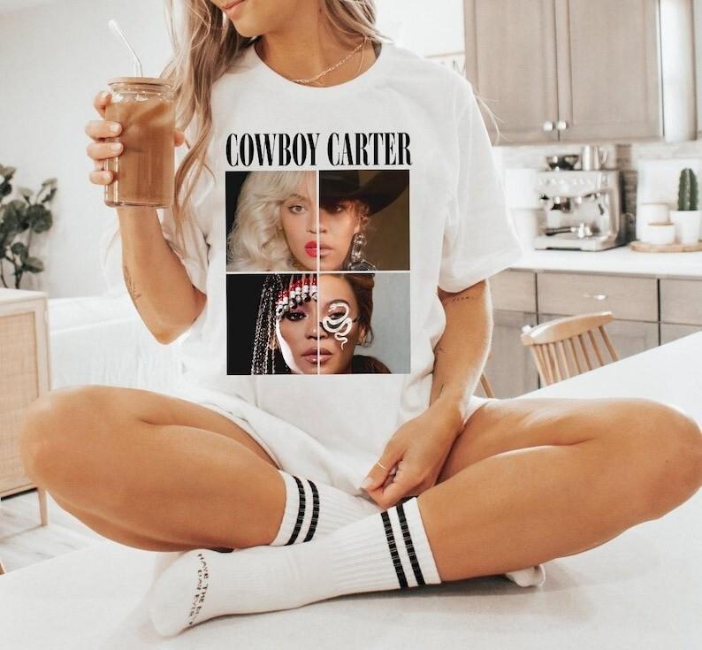 Cowboy Carter Beyonce Shirt Beyonce World Tour T-shirt Beyonce Fan Shirt Unisex T-Shirt L