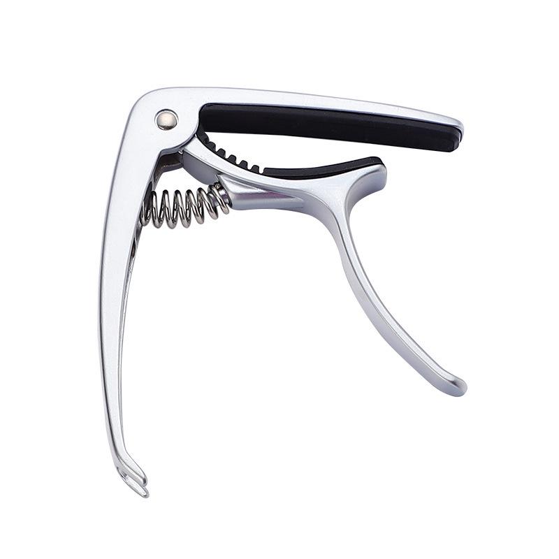 Zinc Alloy Guitar Capo for Folk & Electric Guitars - Dual-Use Accessory Blister Pack