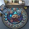 Underwater Marine Life Round Area Rug Under Office Chairs Bedroom Living Room Home Decor