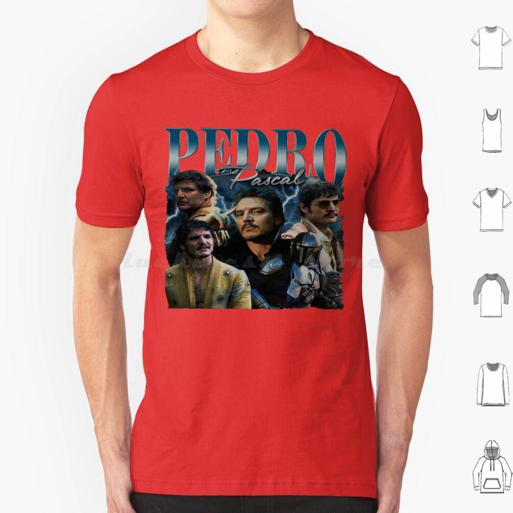 Pedro Pascal Daddy Pedro Pascal Meme I Love Timothee Chalamet Pedro Pascal Cursed Fan Collage T Shirt Cotton Men Women Diy