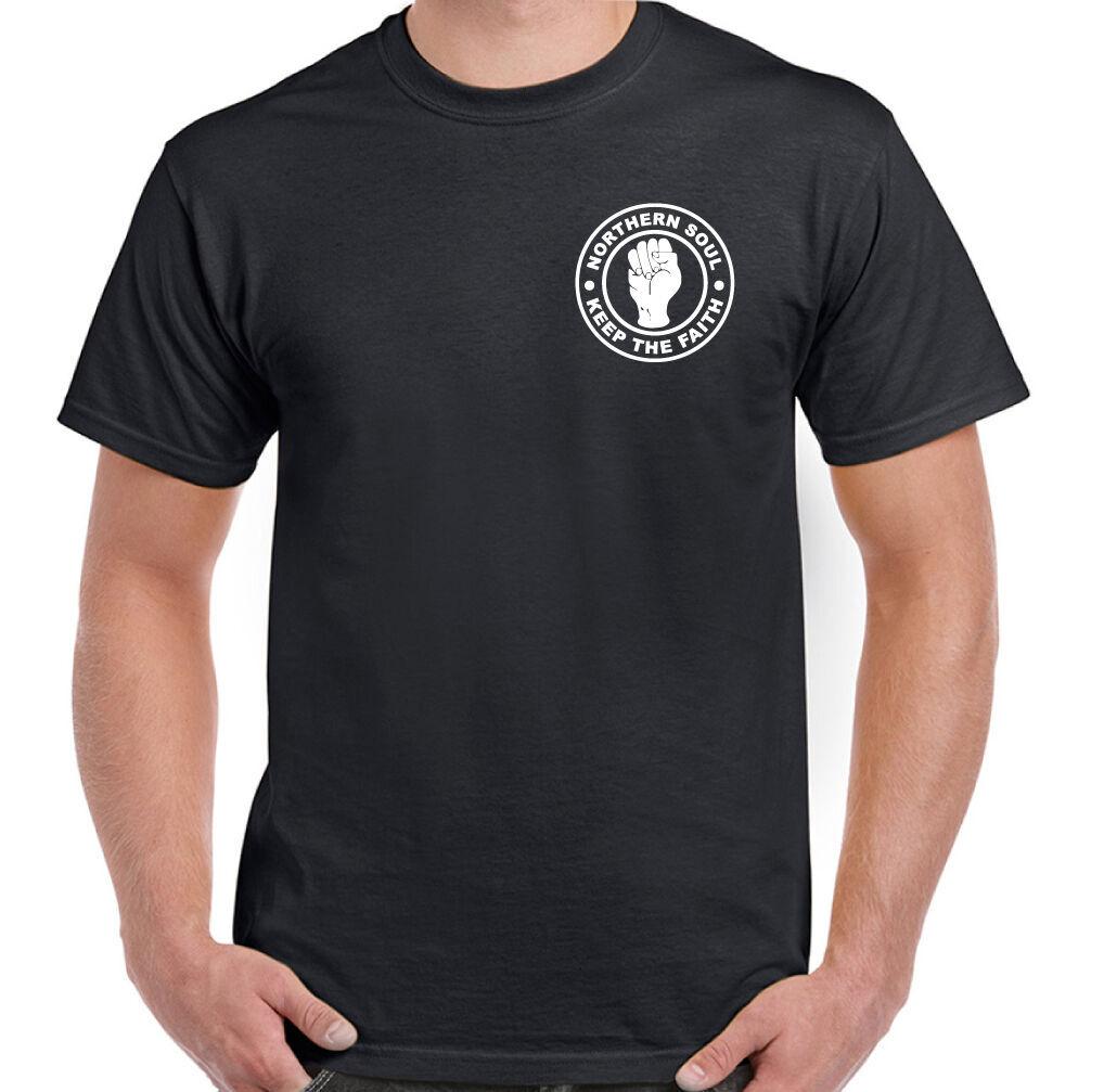 Northern Soul Keep The Faith Mens Music T-Shirt Dance Motown MOD Scooter S разноцветный
