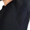 Übergröße Herren Schweiß-Top mit kurzen Ärmeln Polyester-Mischung Bauchformer Core Trimmer Fitness Sportbekleidung