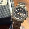 Used New CASIO Edifice Bluetooth Men's Watch 10 ATM Water Resistant