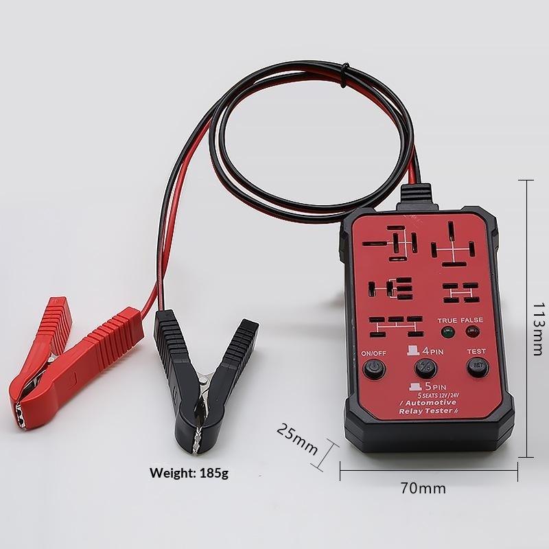 Automotive Relay Tester Voltage Tester Automotive Battery Inspector Led Indicator Universal 12V Automotive Electronic Relay Test