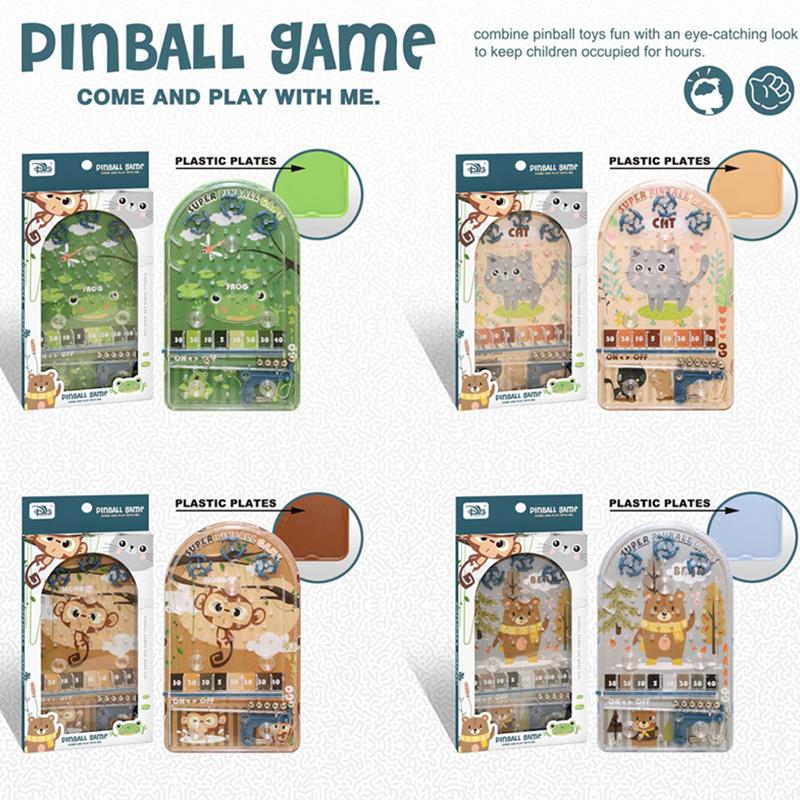 Mini Flipper Desktop-Spiele Maschine Cartoon Kinder Geschenke Lernspielzeug Basketball Labyrinth Perlen Auswurf Peer-Interaktion