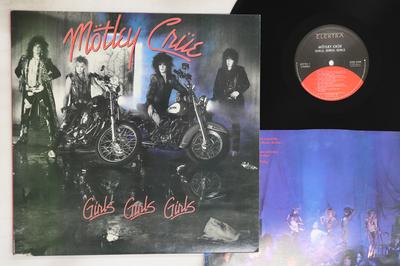 LP Record MOTLEY CRUE - Girls Girls Girls 607251 ELEKTRA 1987 US Metal Used