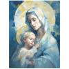 Matczyna Miłość: Maryja Z Dzieciątkiem Jezus Matczyna Miłość: Maryja Z Dzieciątkiem Jezus, 30X40 Cm, Rama Drewniana Biała, Papier Matowy 230 Gsm