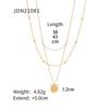 Retro Minimalist Unique High-end Gold-plated Cool Style Multi-layered Necklace for Women, A Niche Accessory for The Petite.
