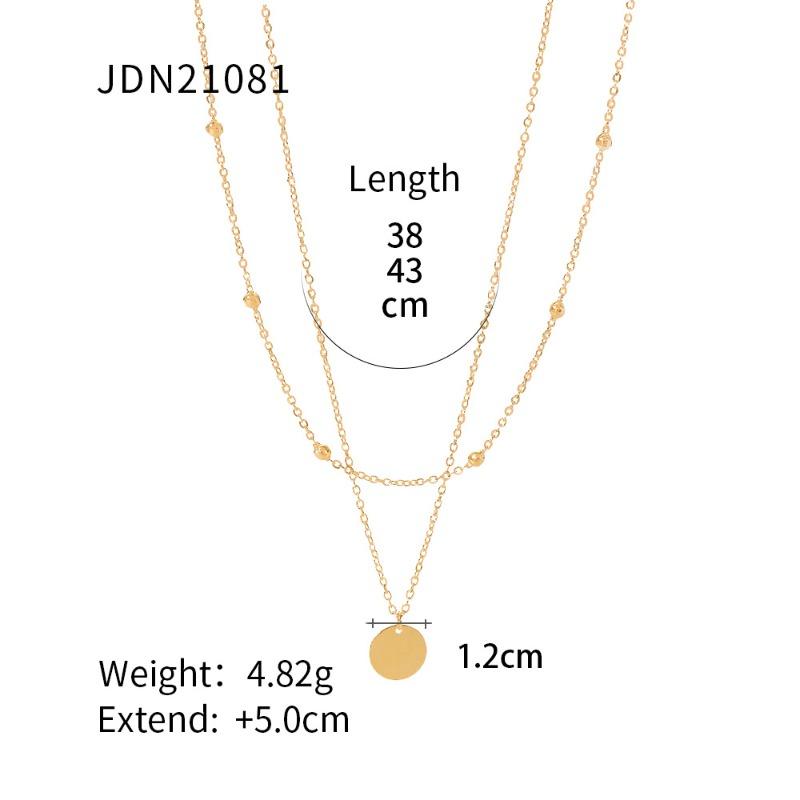 Retro Minimalist Unique High-end Gold-plated Cool Style Multi-layered Necklace for Women, A Niche Accessory for The Petite.