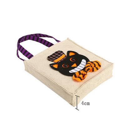 Cartoon Pumpkin Witch Tote Bag Children Candy Bag Kids Gift Halloween Decor