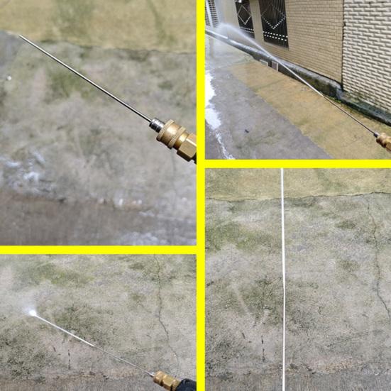 High Pressure Washer Nozzle Kit Quick-Connect System High-Pressure Extension Wand Pressure Washer Accessory Kit