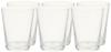 ADERIA Glass Clear Tumbler 6 178ml Set of 6 Made In Japan E-Line B-6305