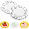150 Pcs 4.5 Inch White Paper Doilies, Disposable Round Lace Paper Doilies, Doilie for Tables for Food Cakes Desserts Crafts and Table Decorations
